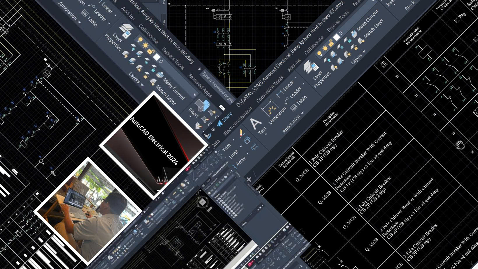 KHÓA HỌC <br> THIẾT KẾ BẢN VẼ ĐIỆN VỚI CAD ĐIỆN