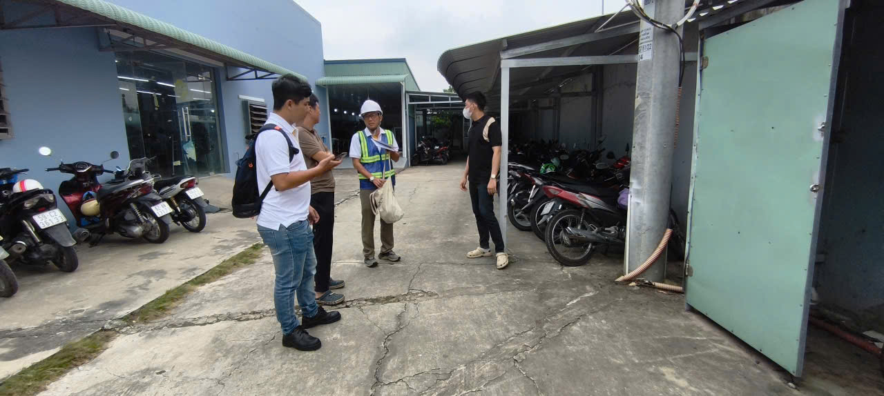 Thực chiến ở nhà máy tại Cần Giuộc Long An