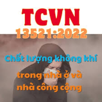 TCVN 13521_2022 Nhà ở và nhà công cộng - Các thông số chất lượng không khí trong nhà